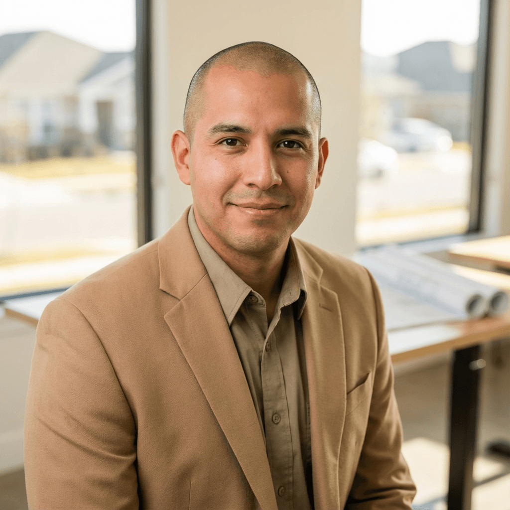Dr. Marcus Velez in a white coat with a stethoscope, standing in a clinical training setting