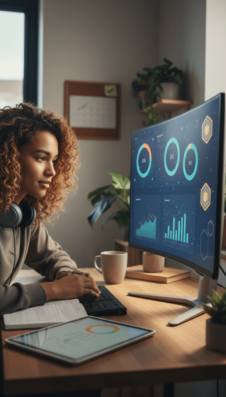 ATLAS performance tracking dashboard with progress metrics